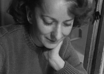 Wislawa Szymborska en su juventud