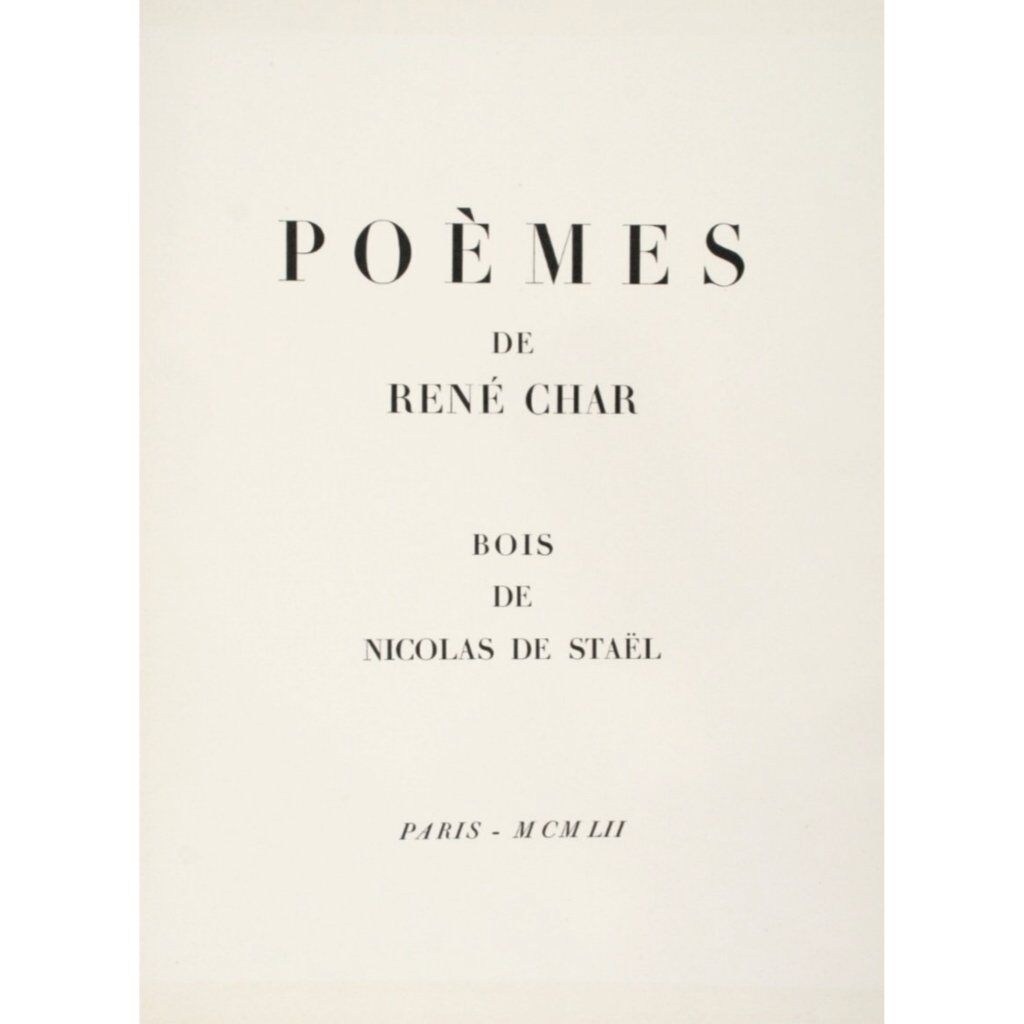 René Char — 13 Poemas y aforismos de René Char (4)