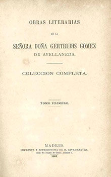 Gertrudis Gómez de Avellaneda-Cuba — 11 Poemas de Gertrudis Gómez de Avellaneda (4)