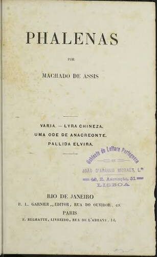 Joaquim M.Machado de Assis — 9 Poemas y un Cuento de Joaquim M. Machado de Assis (4)